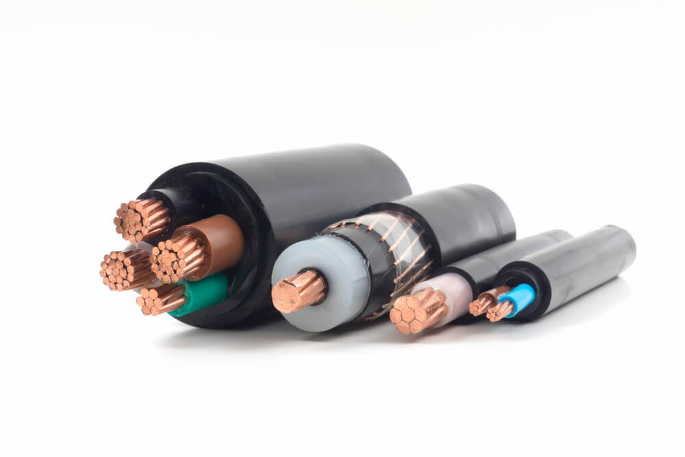 rozne rodzaje kabli elektroenergetycznych